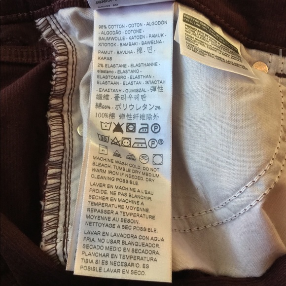 🆕Levi Classic midrise cords w32/l30, dark purple. - Picture 6 of 6